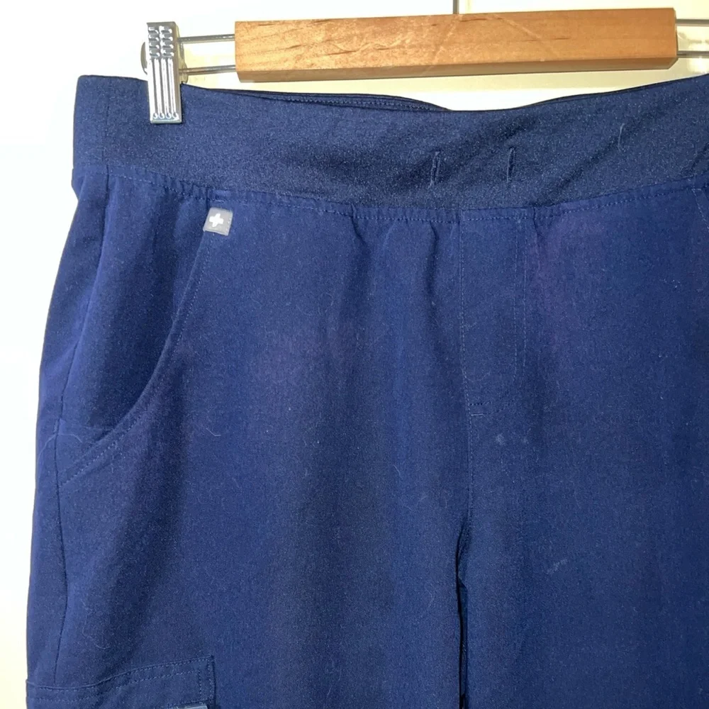 FIGS Technical Collection Medium Blue Jogger Pants